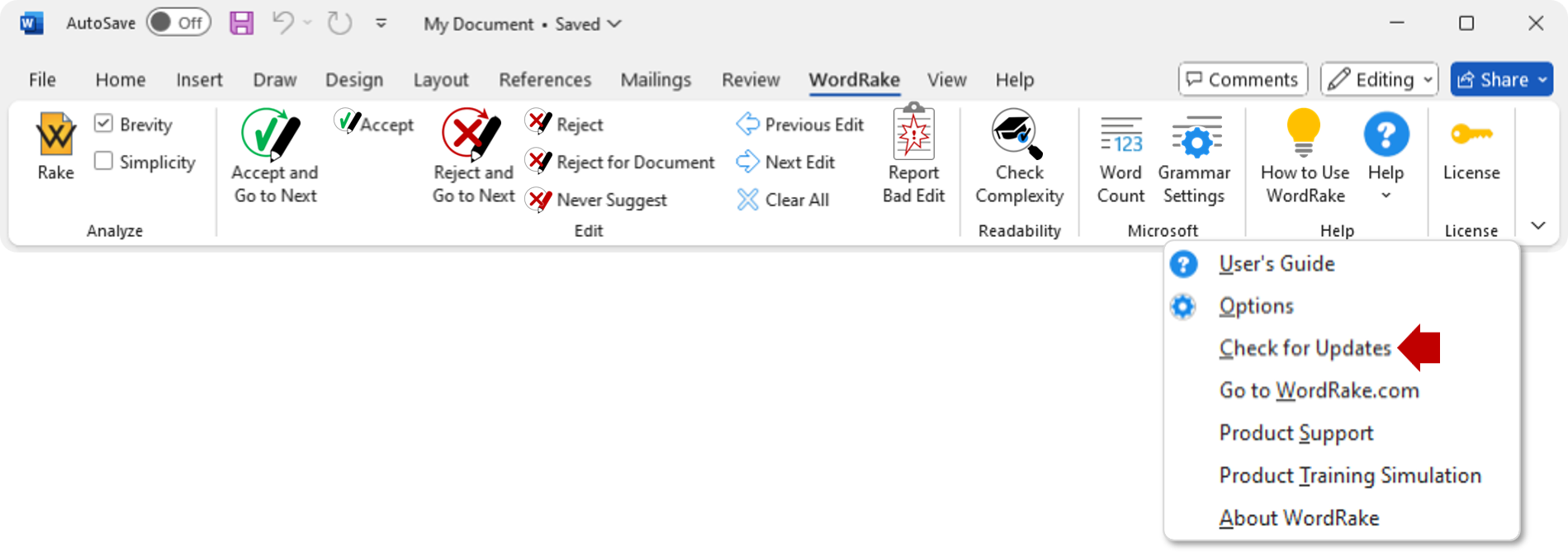WR v5 365 Ribbon with Check for Updates Arrow.png