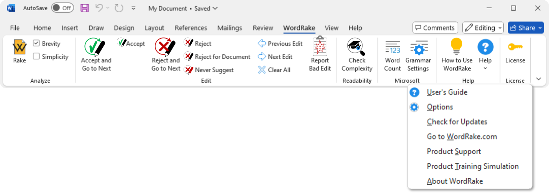 WR v5 365 Ribbon with Help Menu Showing.png